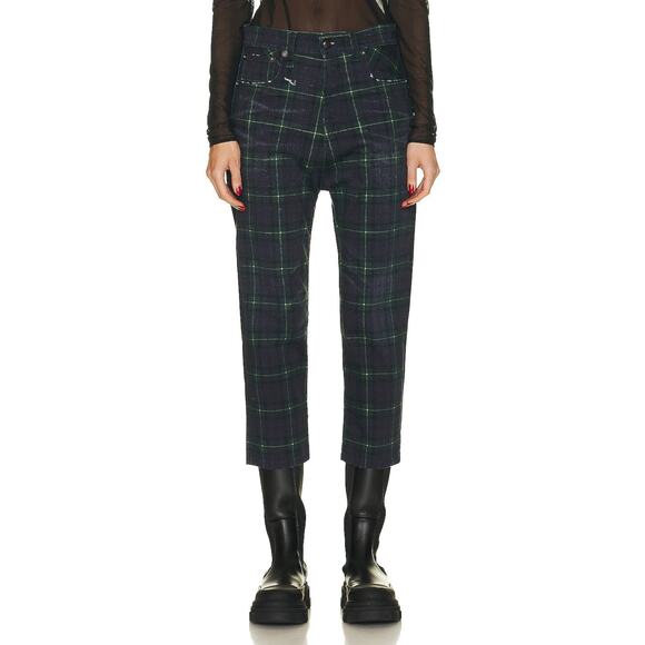 R13 Tailored Cotton Straight Leg Drop Pant - 25 - Picture 1 of 4
